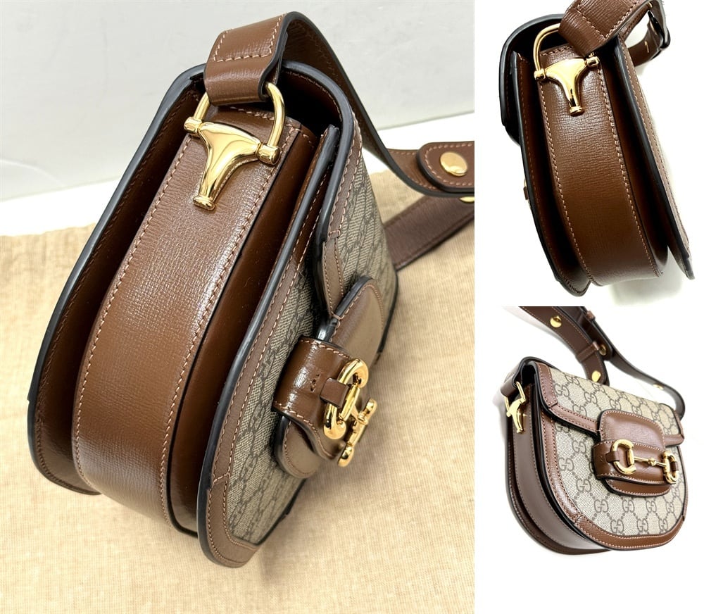 GUCCI グッチ ホースビット1955 GGスプリーム ショルダーバッグ