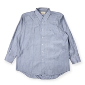 TRUSSARDI トラサルディ ストライプ 長袖シャツ /ブルー×グレー メンズ