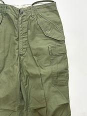 60s US ARMY "Aluminium Zipper" M-65 FIELD TROUSERS Size SMALL-LONG