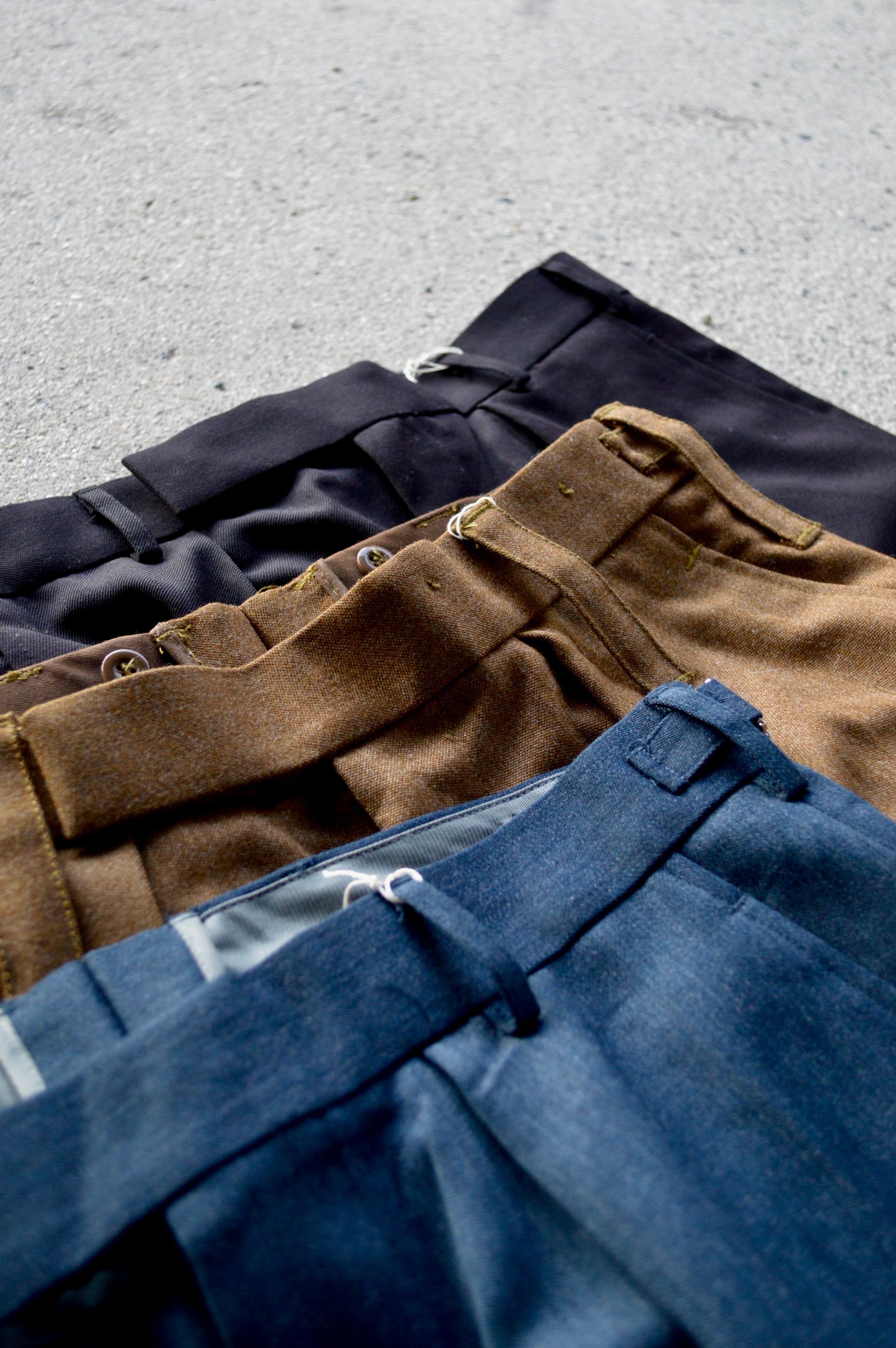 Royal Air Force 00s No.2 RAF Dress Wool Trousers Dead Stock Navy