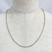 Vintage 925 Silver Popcorn Chain Necklace Made In Italy
