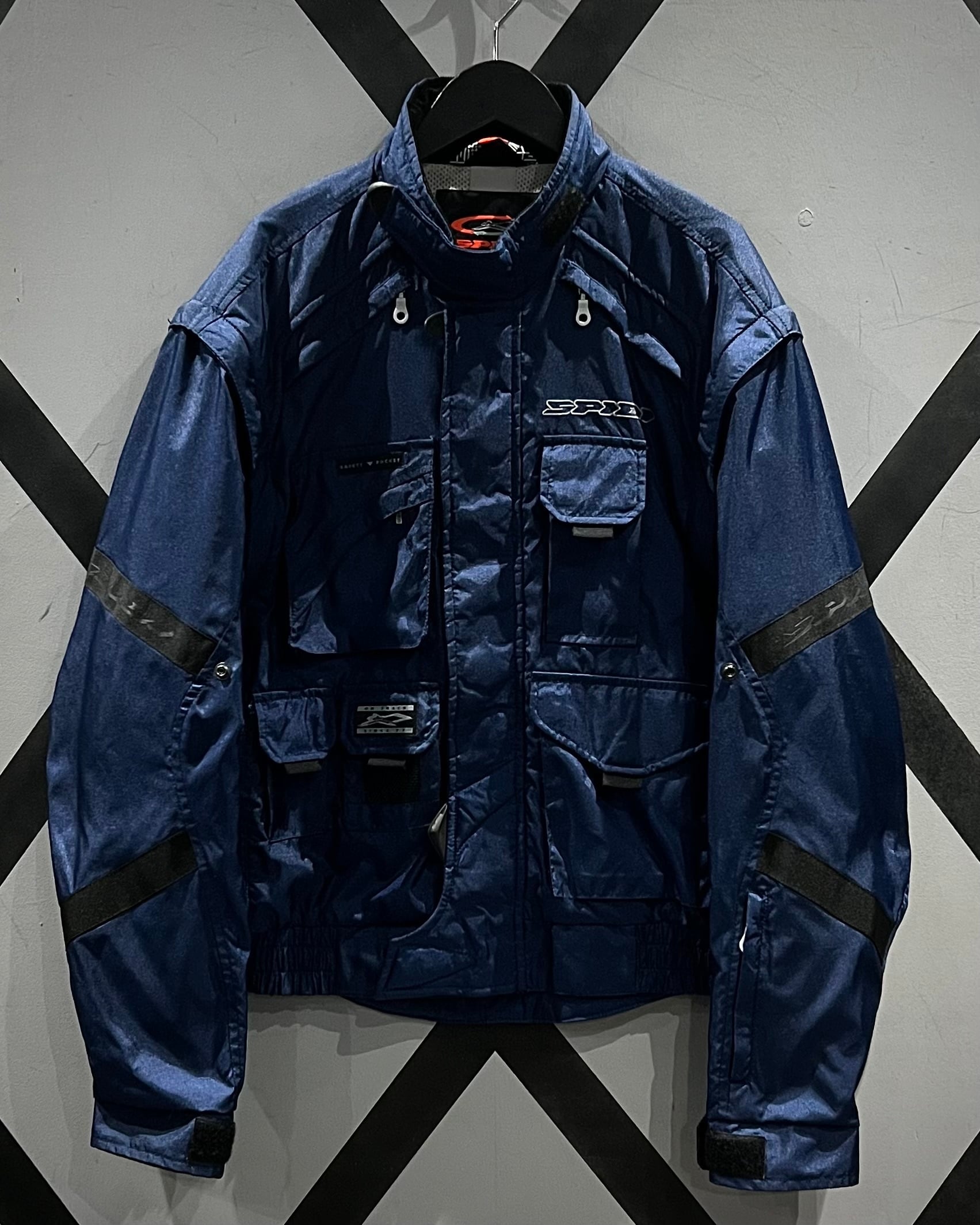 X VINTAGE】“SPIDI” “2WAY” Gimmick Nylon Gear Jacket | Caka(カカ