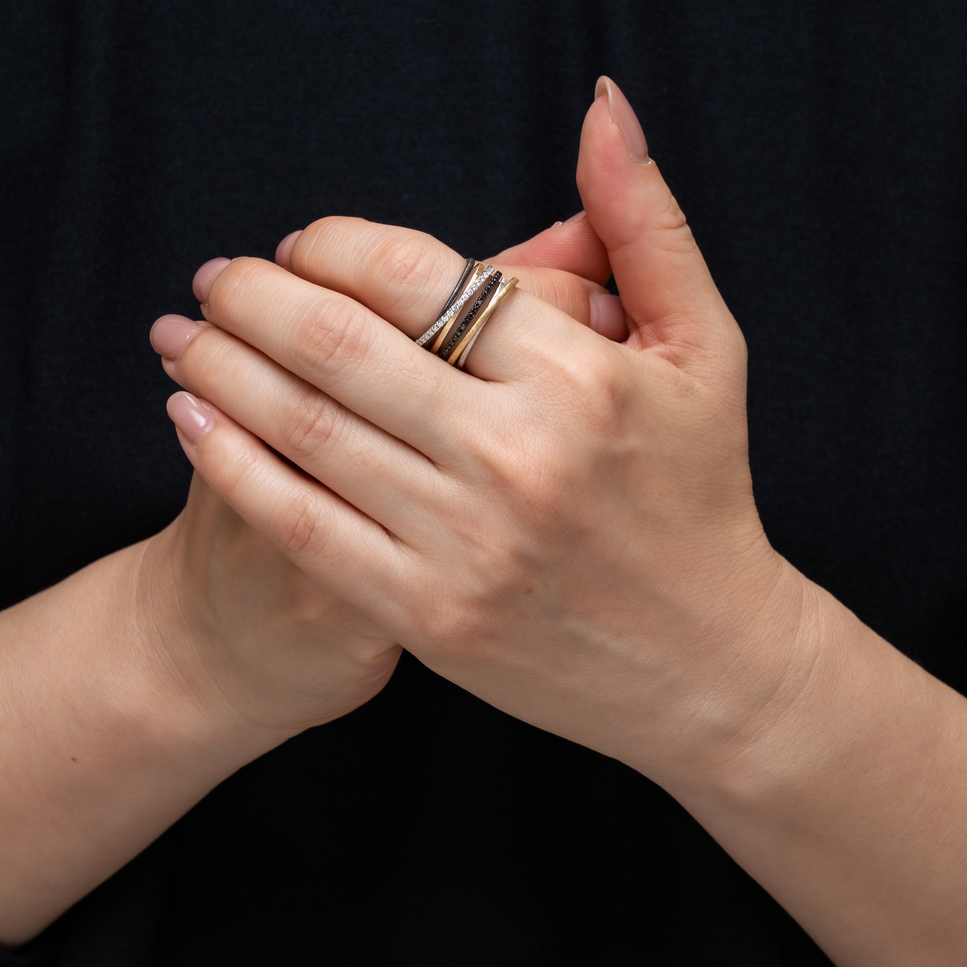 K18+Silver ring CMR9 コンビリング | Maggie jewelryJapan マギー