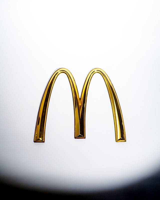 70-90s McDonald's Golden Arches Plastic Sign