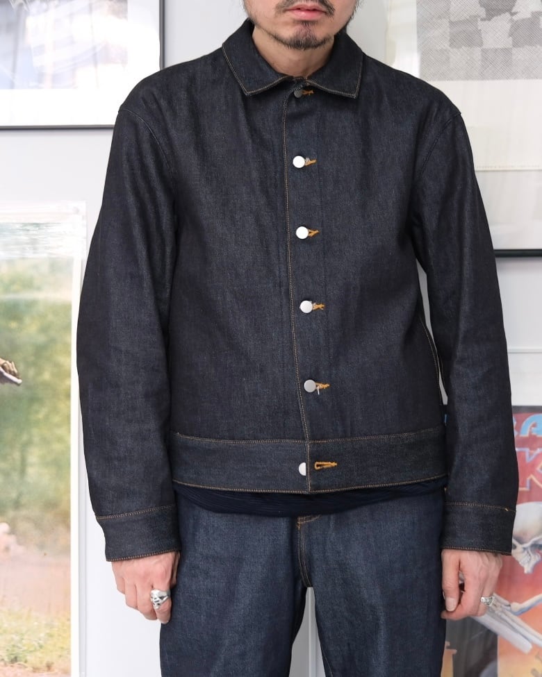 DIGAWEL”DENIM JACKET INDIGO” | Lapel online store