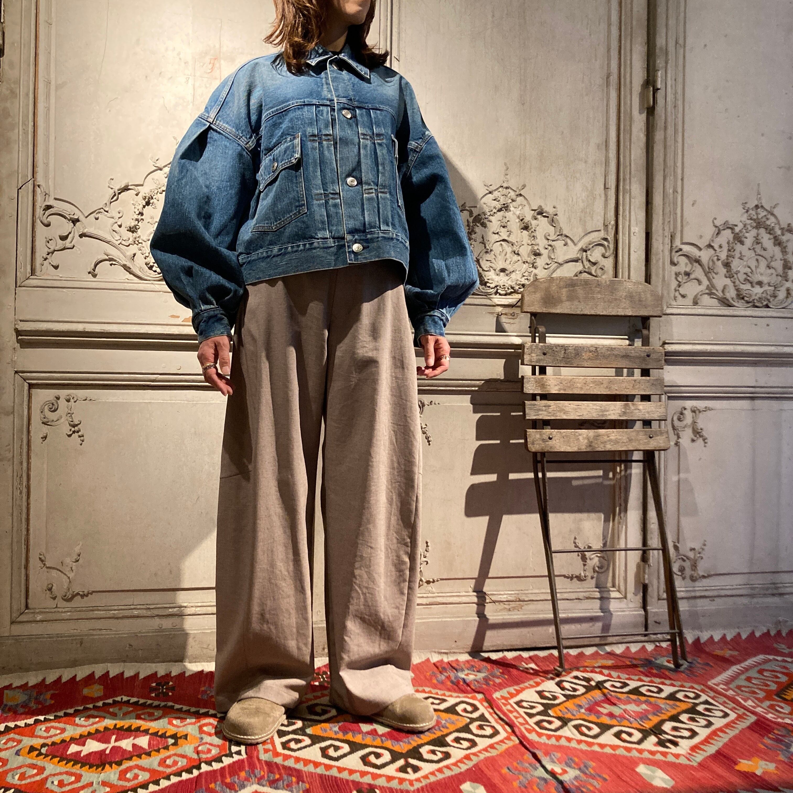 HYKE【ハイク】 BALLOON SLEEVE DENIM JACKET TYPE2 (17560) | glamour