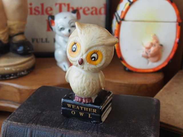 イギリスアンティーク　WEATHER OWL