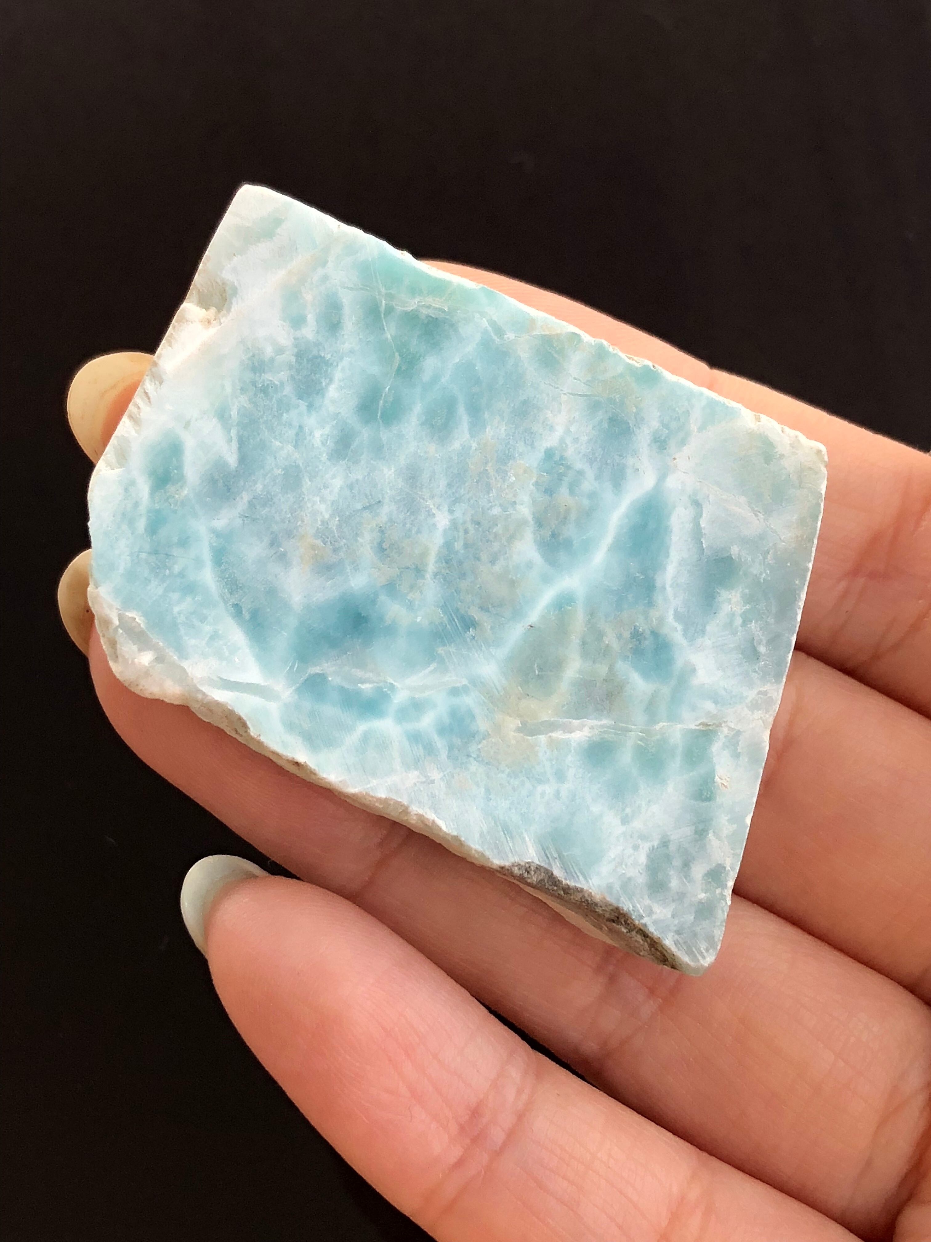 レア！ラリマーのスライス原石NO4 | 虹色の星 