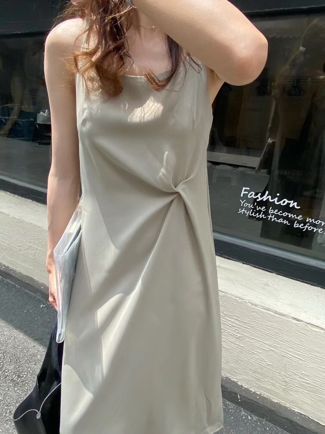 ねじりデザインキャミソール  AJ2205-674