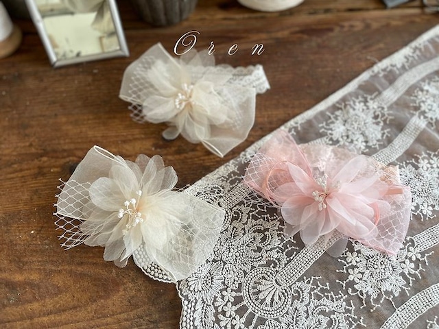 【取寄】oren|rose hairpin|ローズヘアピン|FREE|baby&kids|26 autumn