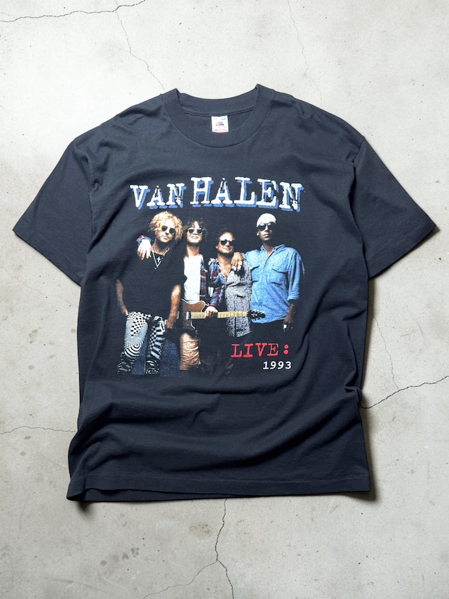 ［1993］Van Halen Live Classic Rock Band Photo Graphic T-Shirts