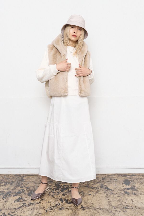 Muel Chic ミュエルシック / Mont Fake mouton Vest モントフェイク