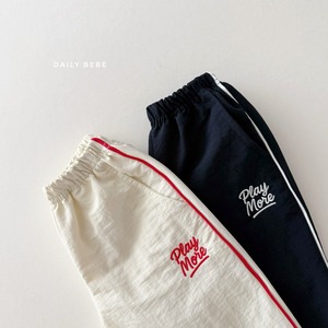 «Sold out»«ジュニアサイズあり»«daily bebe» プレイモアジョガーパンツ 2colors
