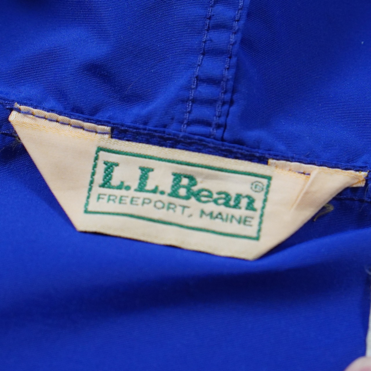90s L.L.Bean Nylon Anorak "made in USA" blue L 古着 - 10