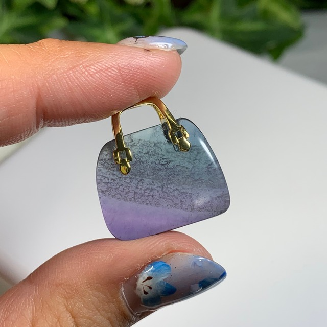 14.天然石とお出かけ☆フローライトカバン・バック