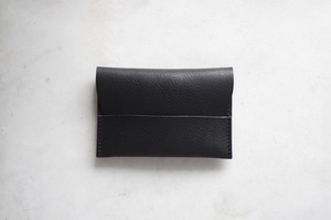 【カードホルダー】シンプル 名刺サイズ カードケース 薄型 ブラック