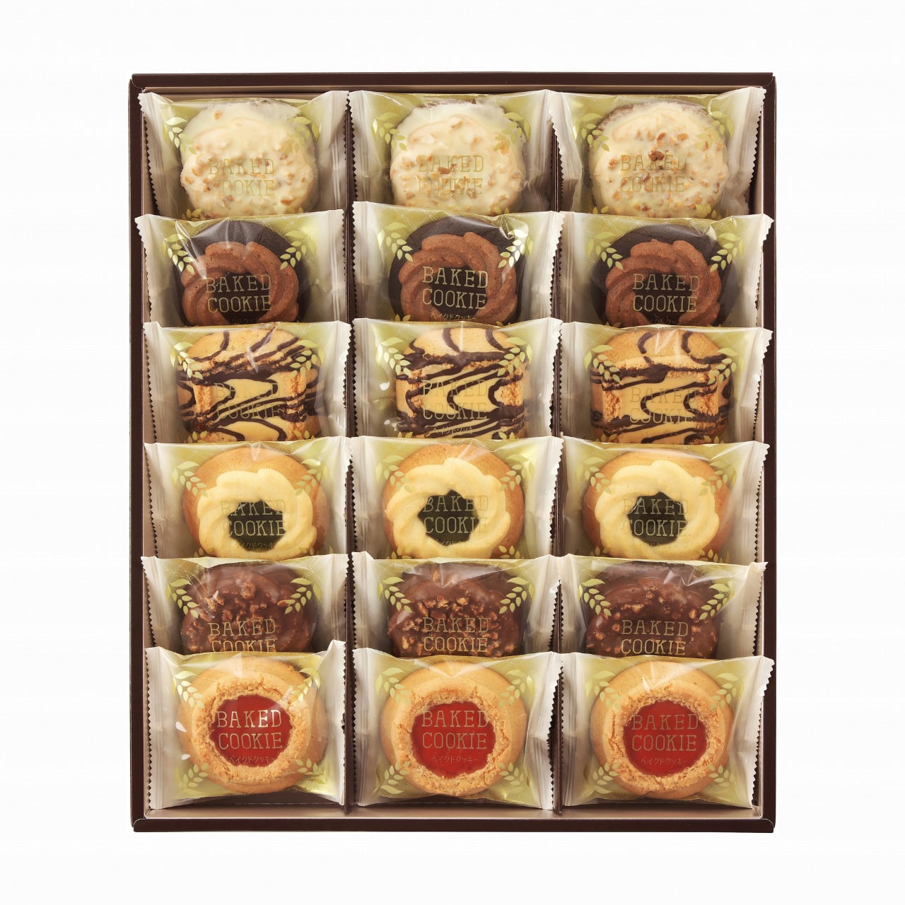 18個ベイクドクッキー