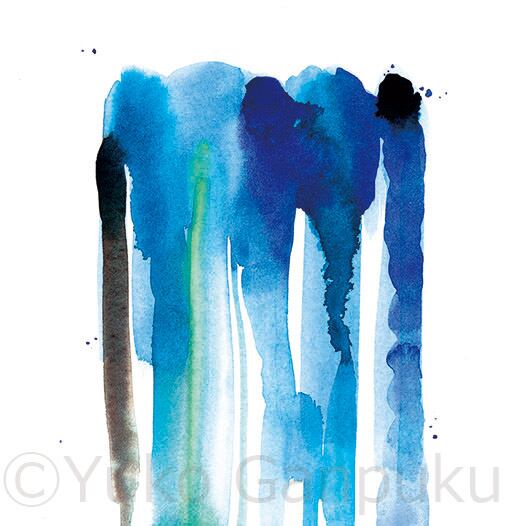 Blue waterfall』~homage to「青い山脈/藤山一郎」/ 眼福ユウコ