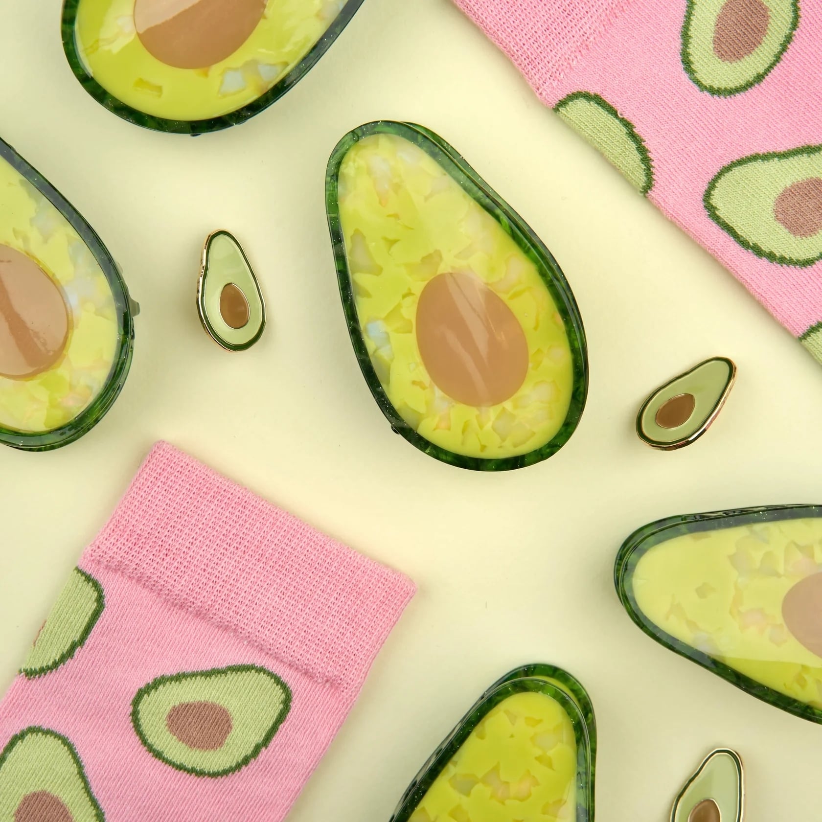 即納» Coucou Suzette Avocado Hair Claw ククシュゼット ヘア