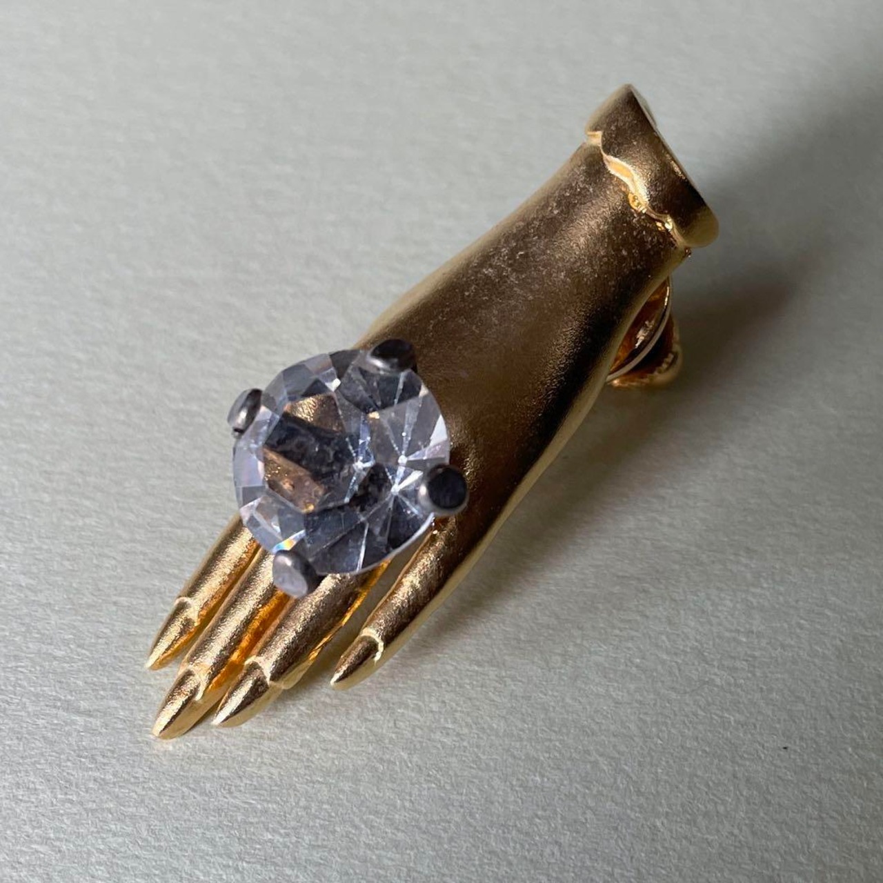 M.JENT ゴールドブローチ