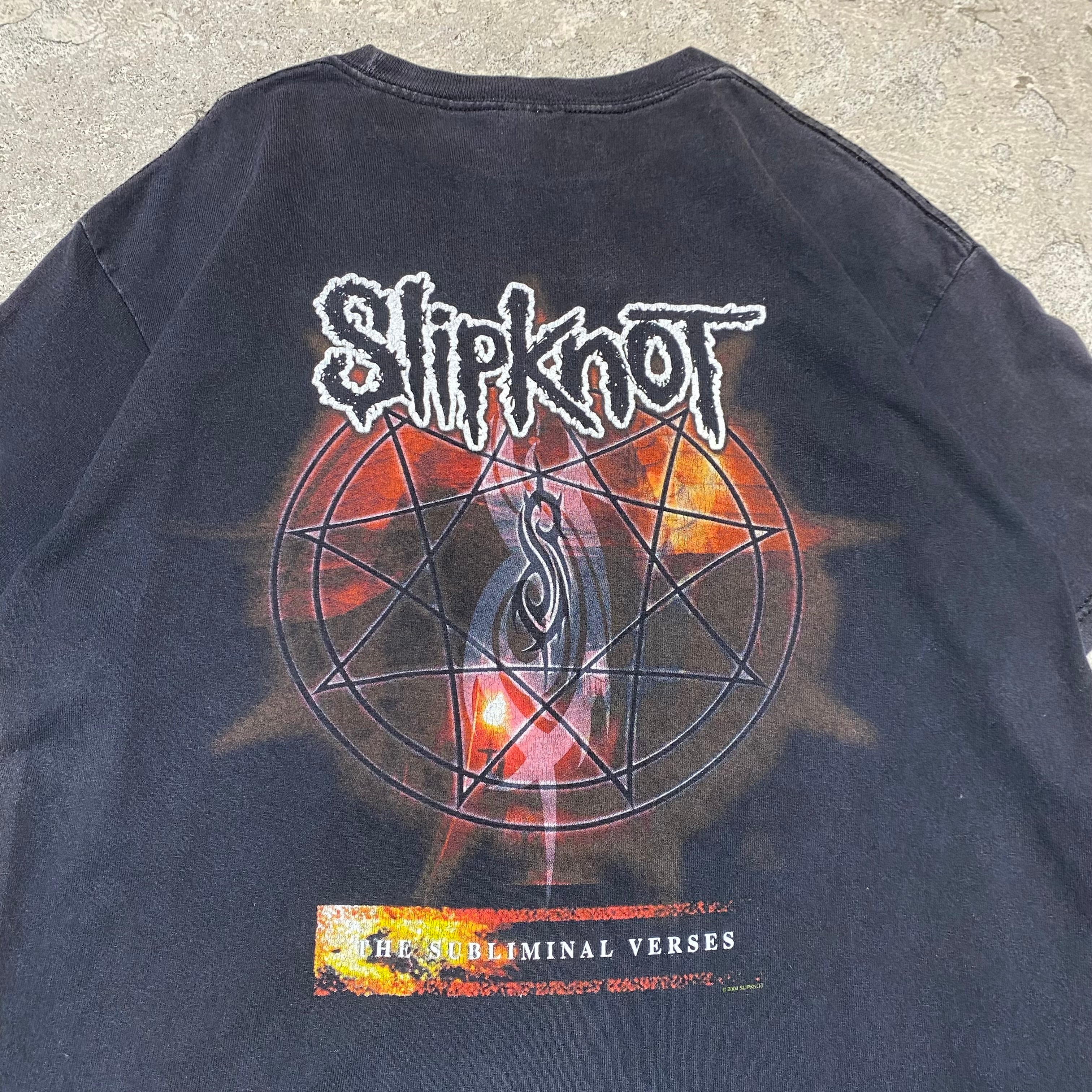 00's SLIPKNOT / スリップノット THE SUBLIMINAL VERSES バンドT 00's SLIPKNOT / スリップノット THE SUBLIMINAL VERSES バンドT