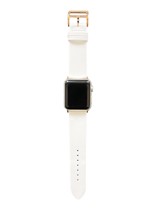 MIMOSA ミモザ TRESOR トレソー Apple Watch アップルウォッチ バンド カーフ パールホワイト EFA-WH