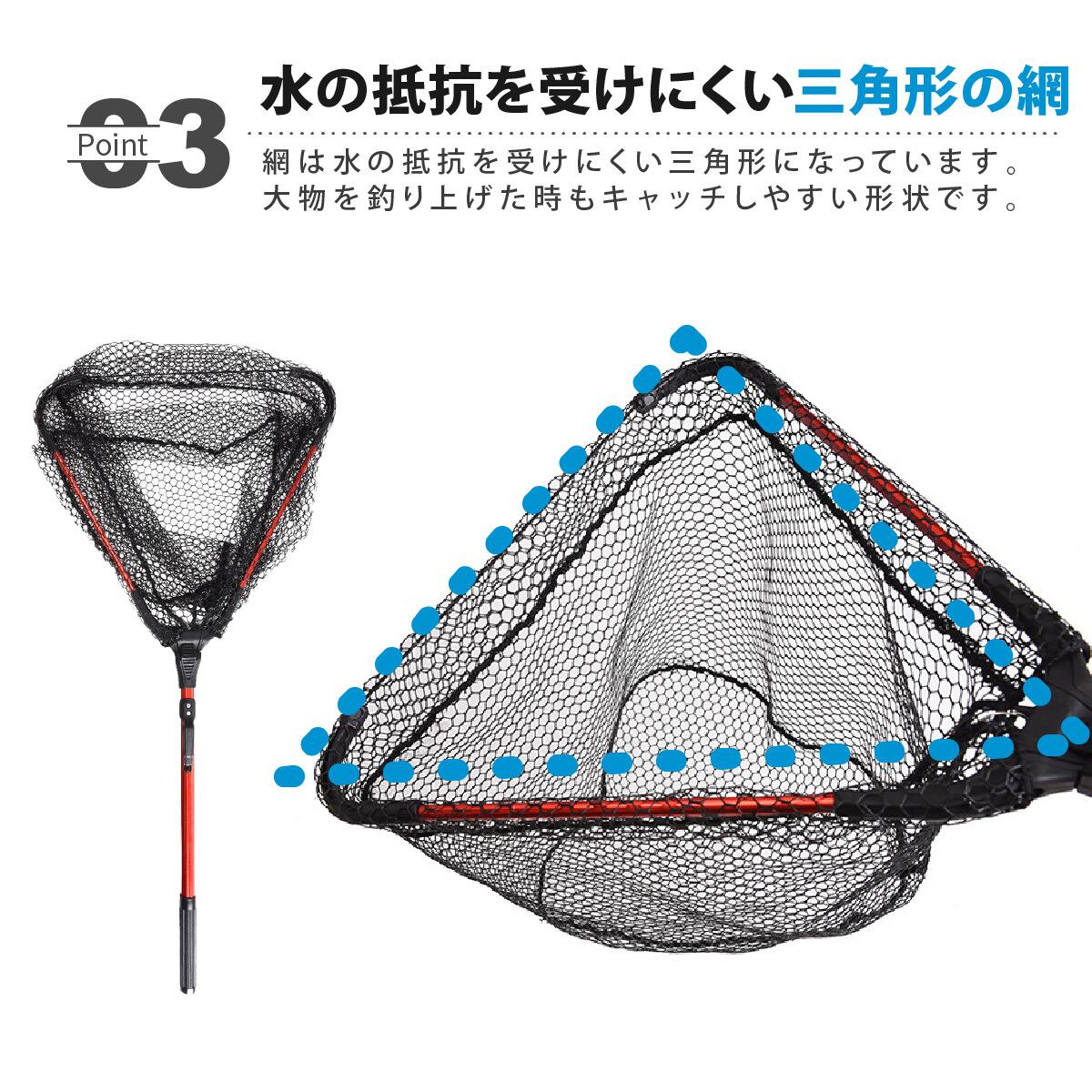 タモ網 ランディングネット 玉網 釣り 渓流 青物 折りたたみ式 タモ網 ランディングネット 玉網 釣り 渓流 青物 折りたたみ式