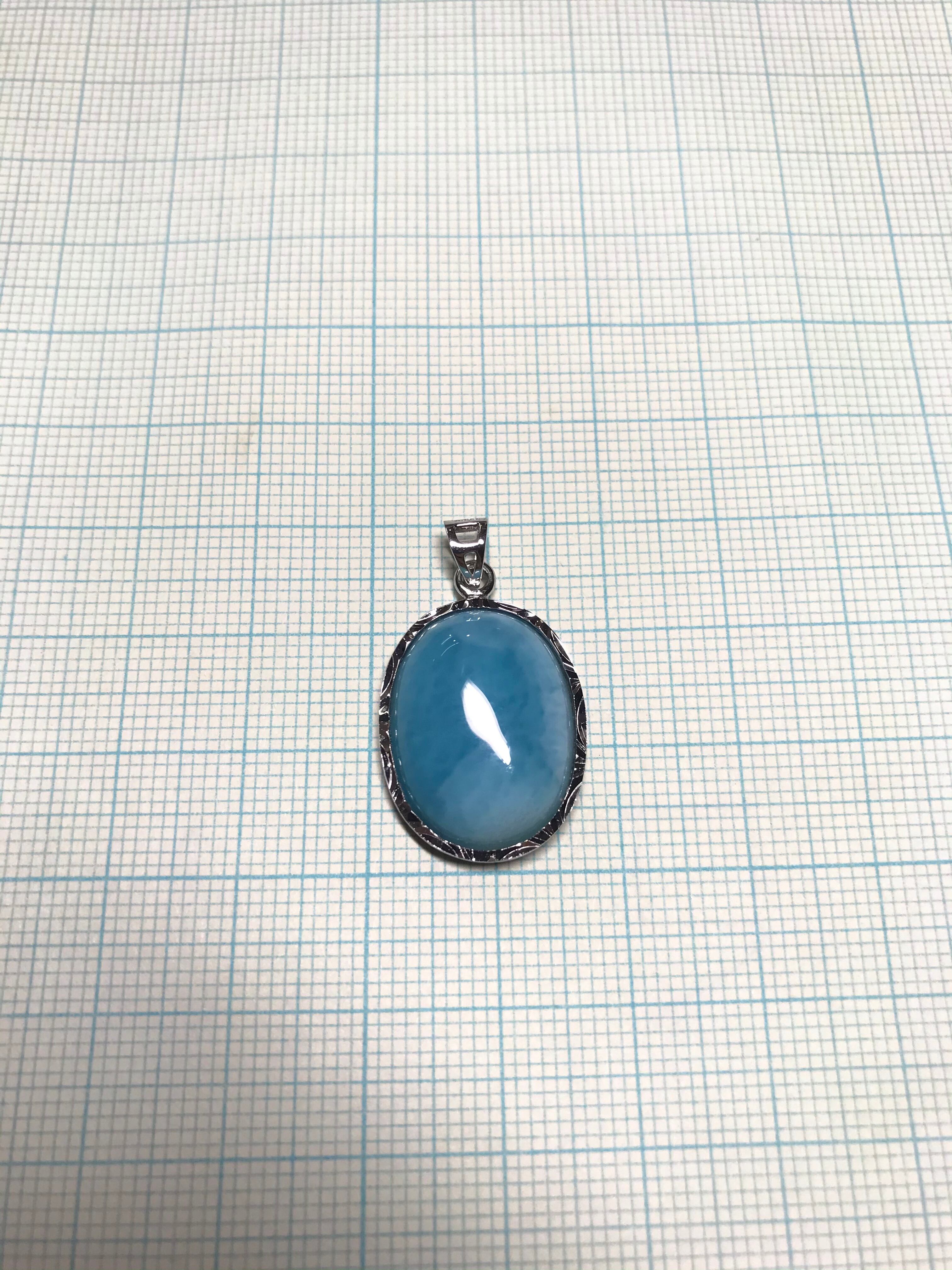 ラリマー ペンダントトップ P-1 ドミニカ共和国