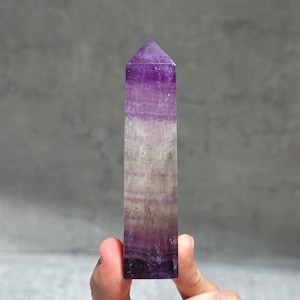 パープルフローライト タワー型11◇ Purple Fluorite ◇天然石・鉱物・パワーストーン