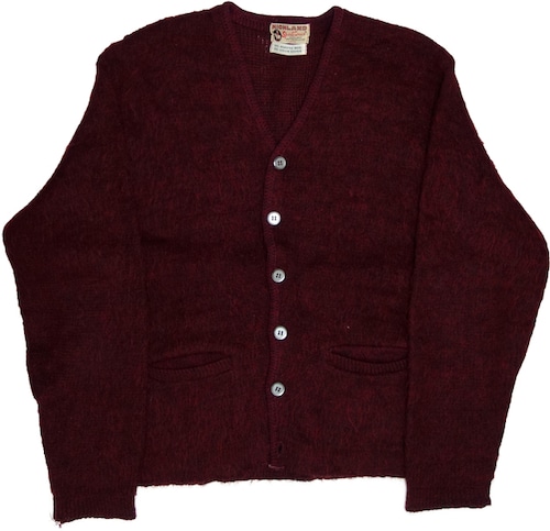 【L】 60s HIGHLAND モヘアCARDIGAN