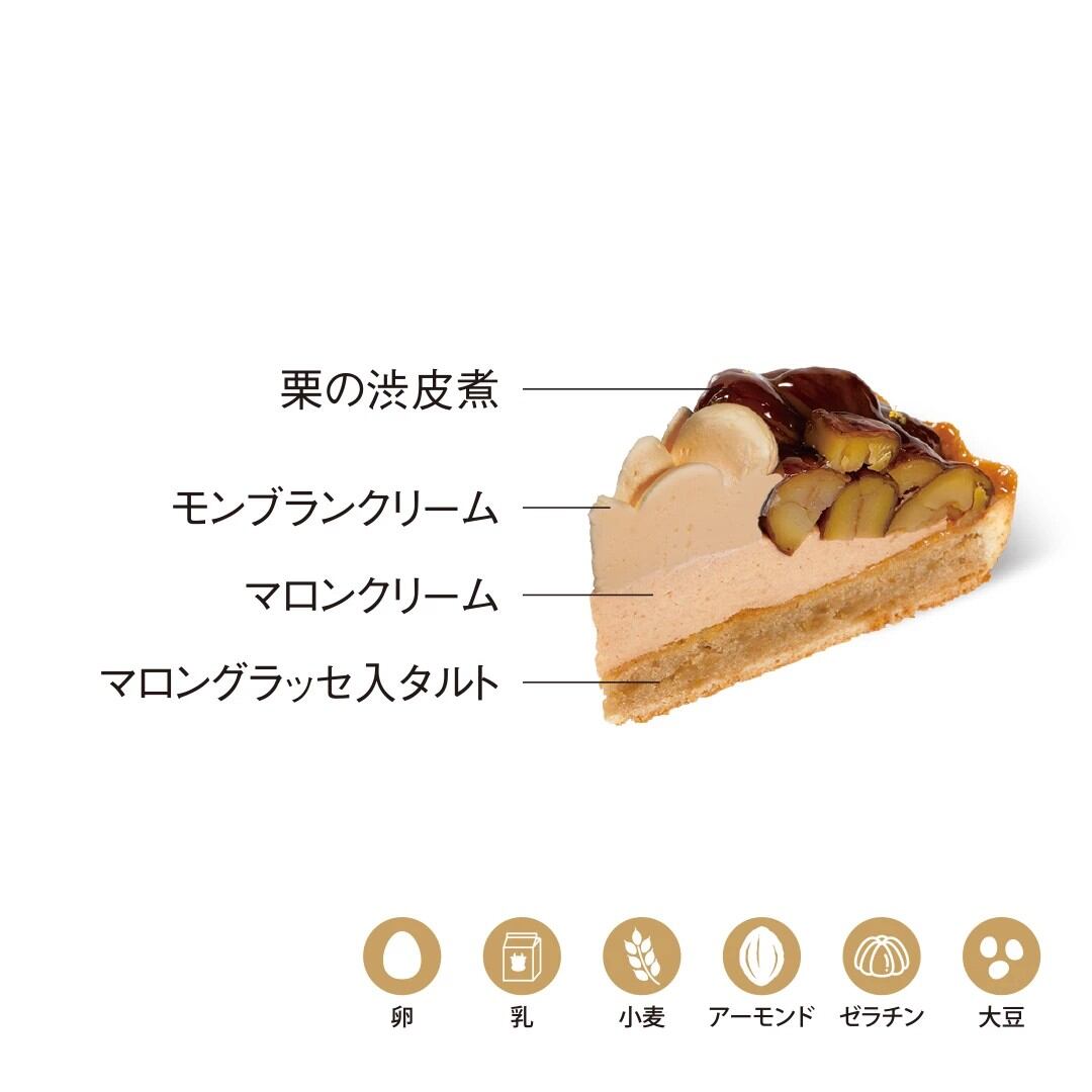 〈5HORN〉栗タルト 1個【期間限定 12/2配送分まで】