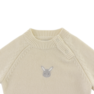 即納 ) Sibbe Merino Wool Sweater ［Bunny］ | DONSJE