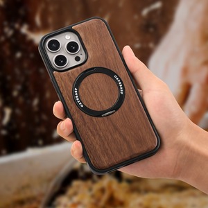 ◆iPhone 16/15/Pro/Pro Max◆ Wood × Aluminum Phone Case / ウッド × アルミニウム スマホケース