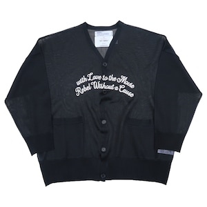 DAIRIKU 24SS "Letter" Skelton Cardigan (Skelton Black)