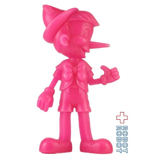 Marx ディズニー ピノキオ プラスチック フィギュア ピンク