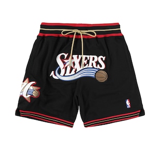 【JUST DON×Mitchell &Ness】NBA JUST DON 7 INCH SHORTS 76ERS