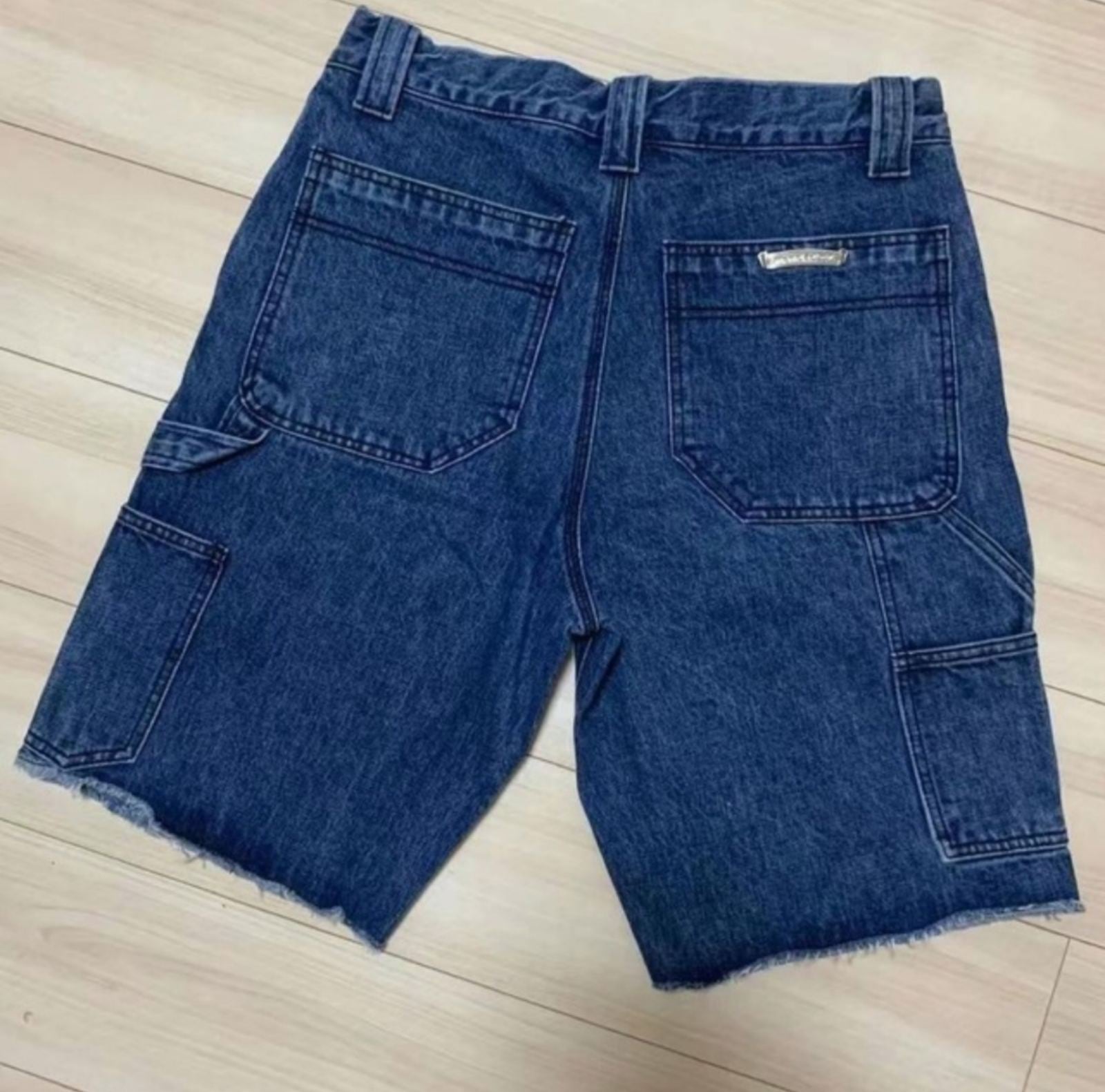 CHROME HEARTS／カーペンター ショーツ デニム ブルー W36 CHROME HEARTS クロムハーツ Carpenter Jean Shorts dark Blue デニム