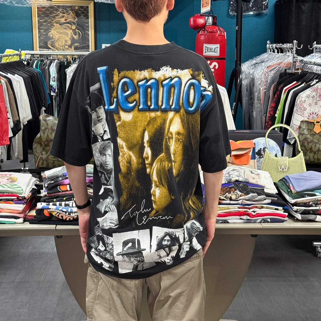 【JOHN LENNON】ジョン・レノン "LENNON" 90's メキシカンVintage Tシャツ