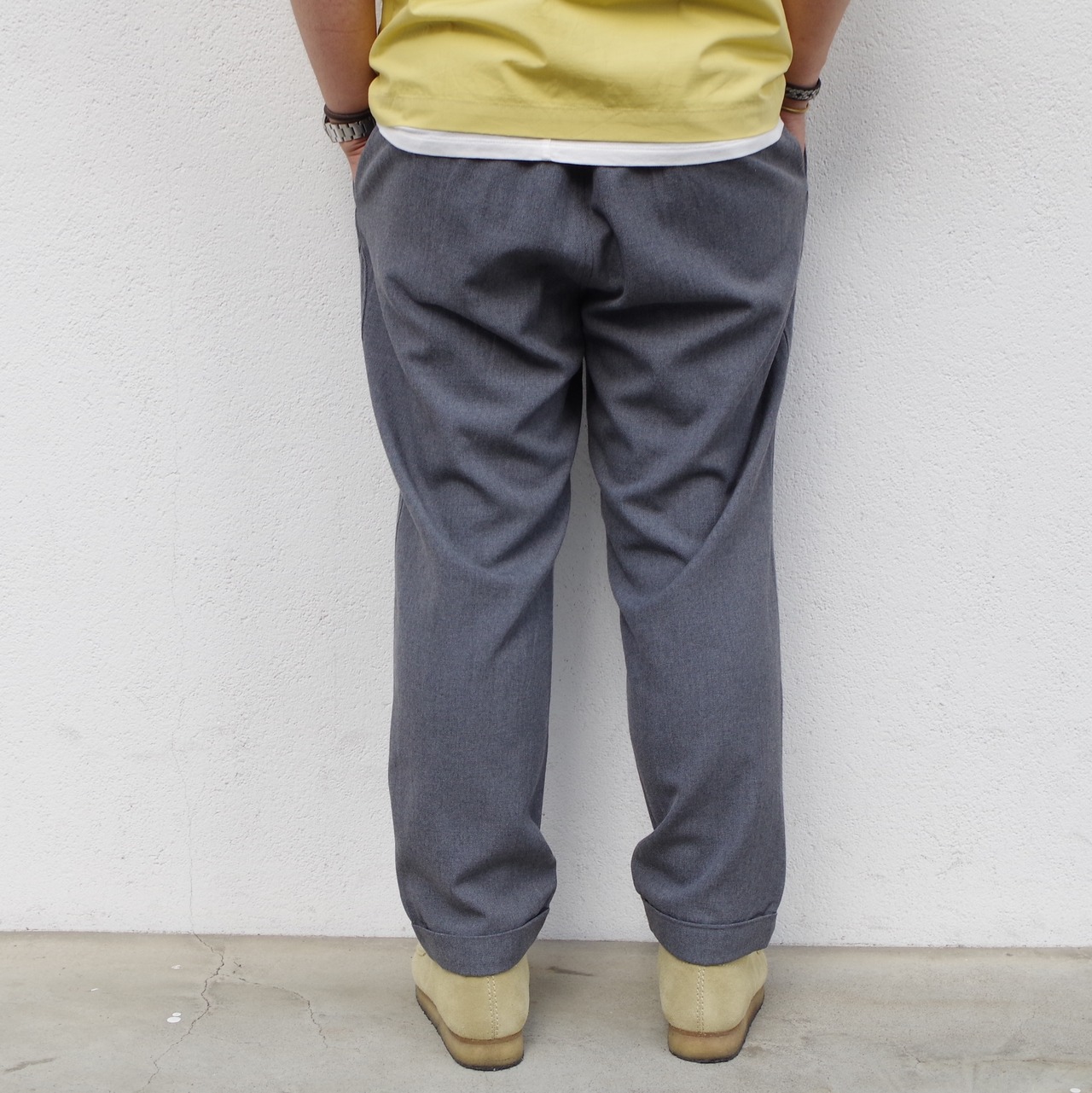 SAGE DE CRET   9/10 Length Two-Tuck Tapered Pants