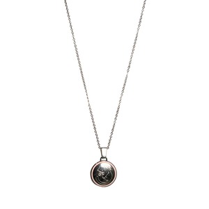 CARTIER silver color metal pendant necklace