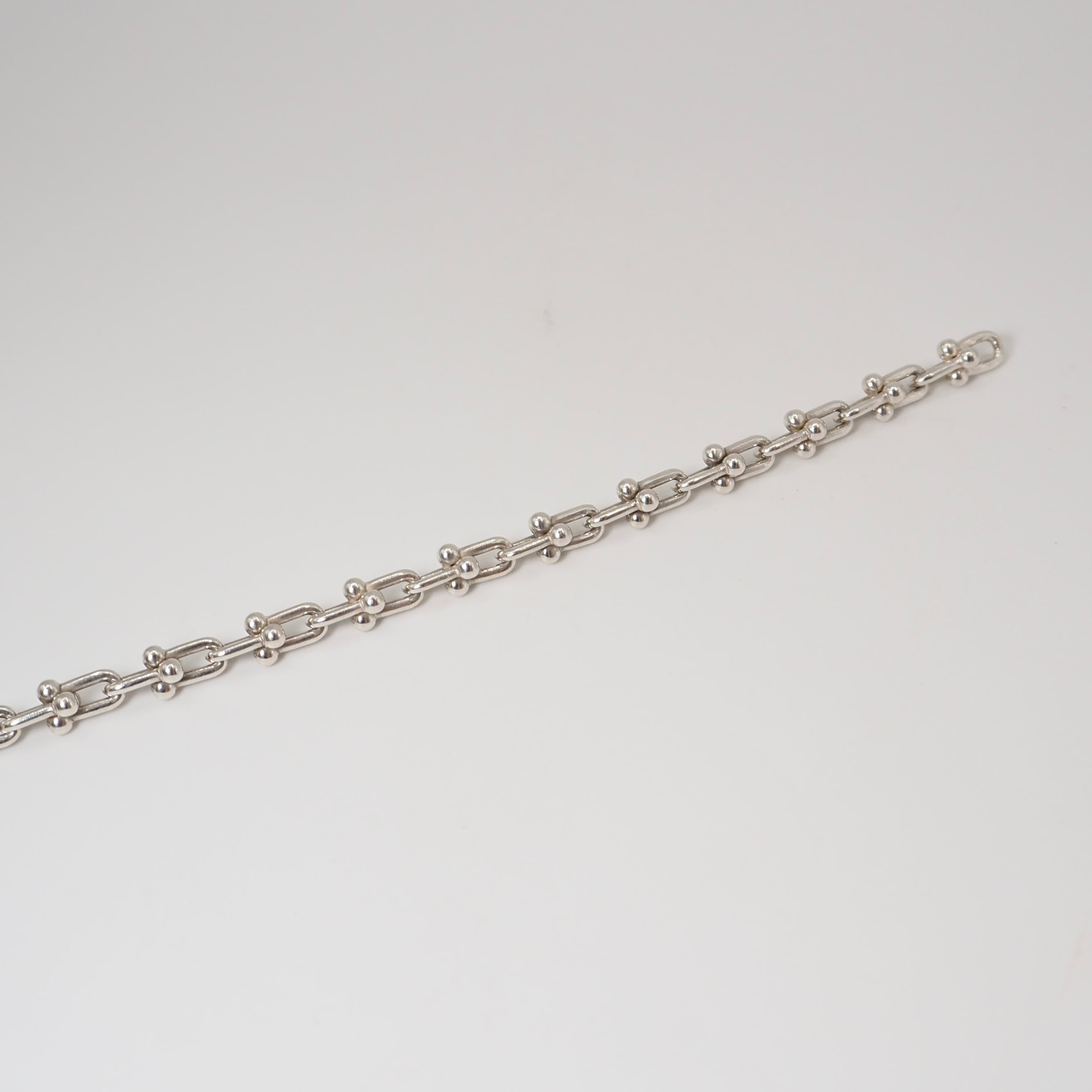 現行品】Tiffany&Co. ハードウェア マイクロリンクブレスレット