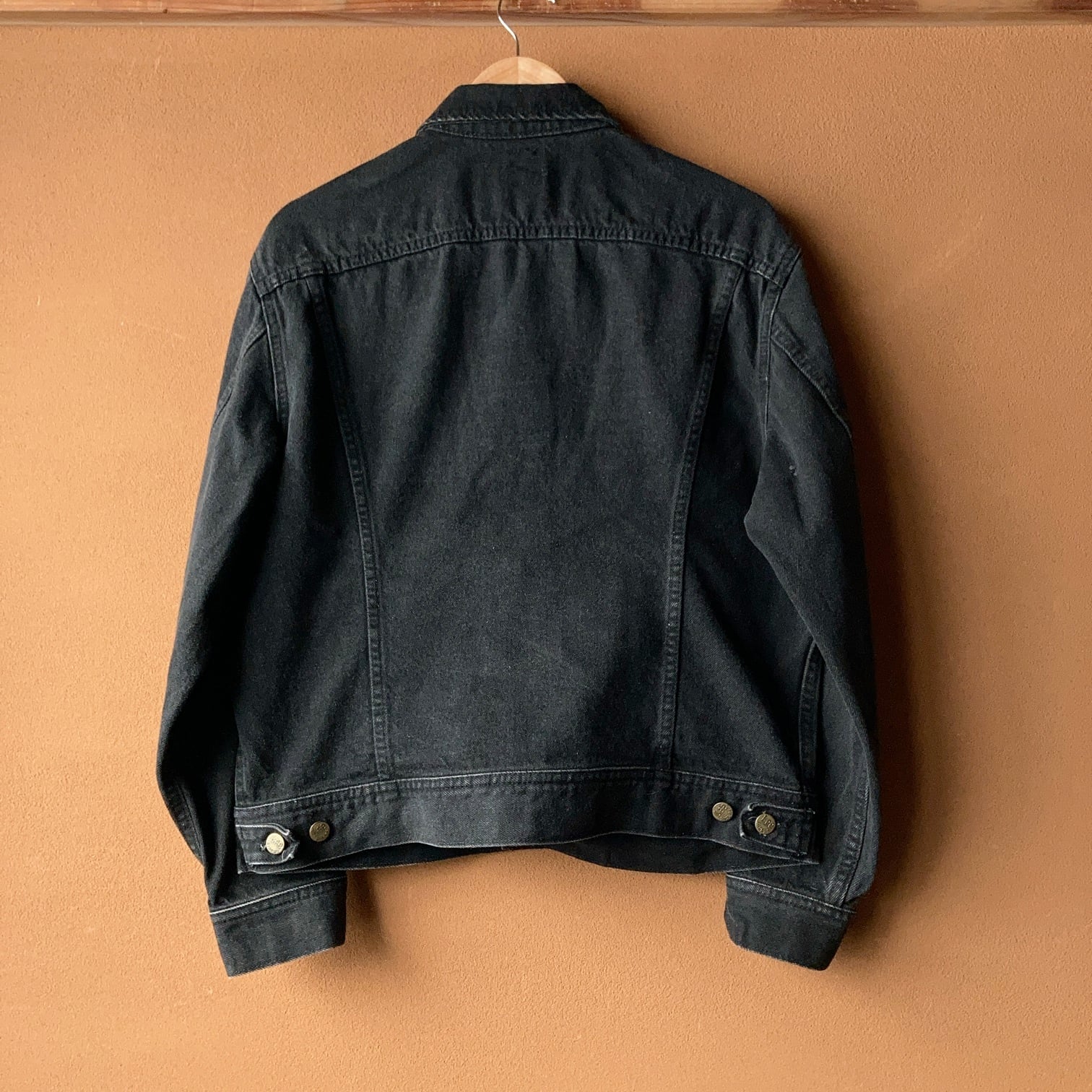 90's Lee ブラックデニムジャケット Made in U.S.A. SIZE M 90's Lee ブラックデニムジャケット Made in U.S.A. SIZE M