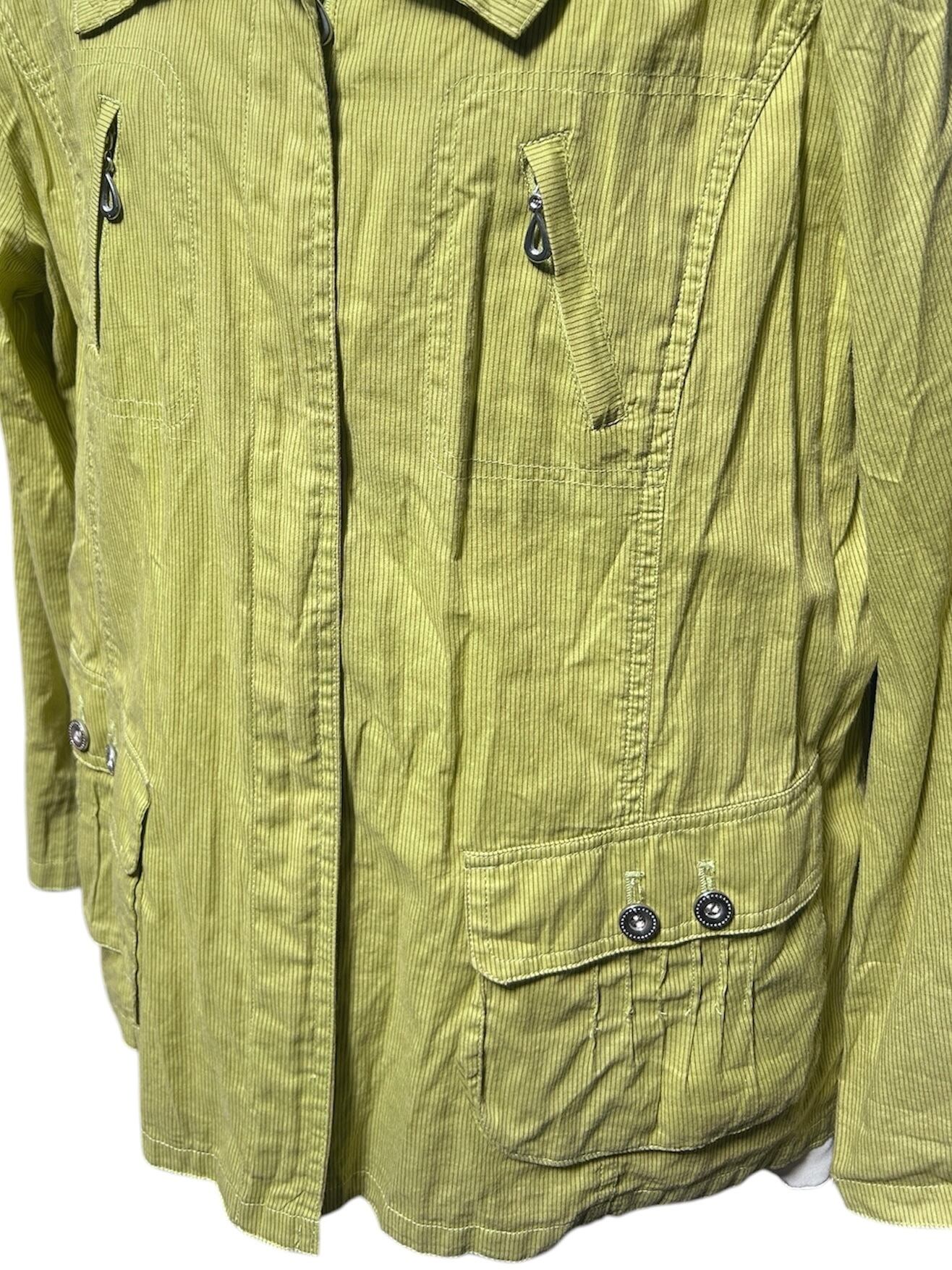 used yellow green jacket