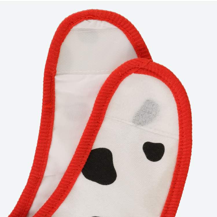 101匹わんちゃん ベビースタイ&ヘアバンド パーク限定 東京 ディズニー ランド シー ホワイト ダルメシアン よだれ掛け ベビーグッズ エプロン 赤ちゃん用品