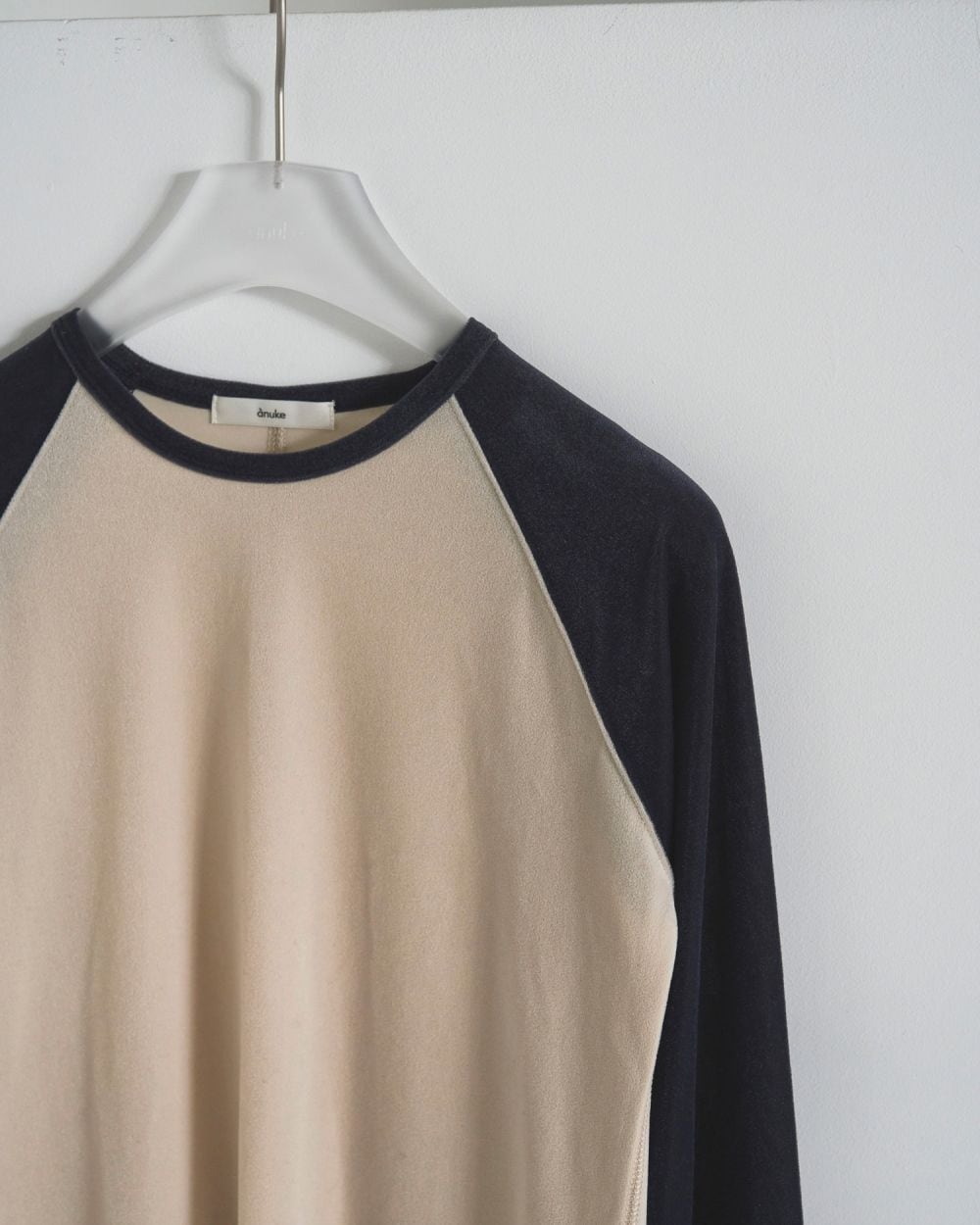 anuke 】Sheervelour Baseball T-shirts | valance 福井｜レディース