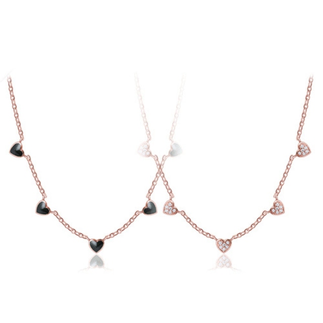 シャーロットハートリバーシブル ネックレス