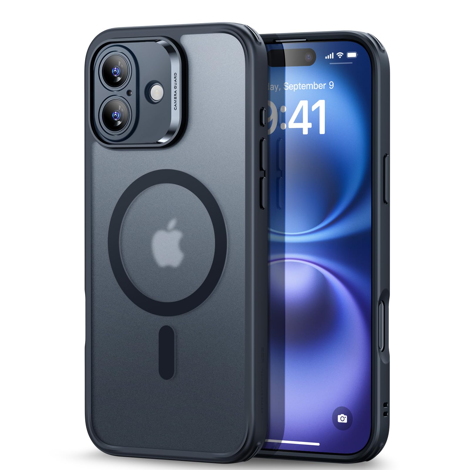 ESR iPhone 16 ケース いpほね16用 黄変防止 超薄型 マットブラック