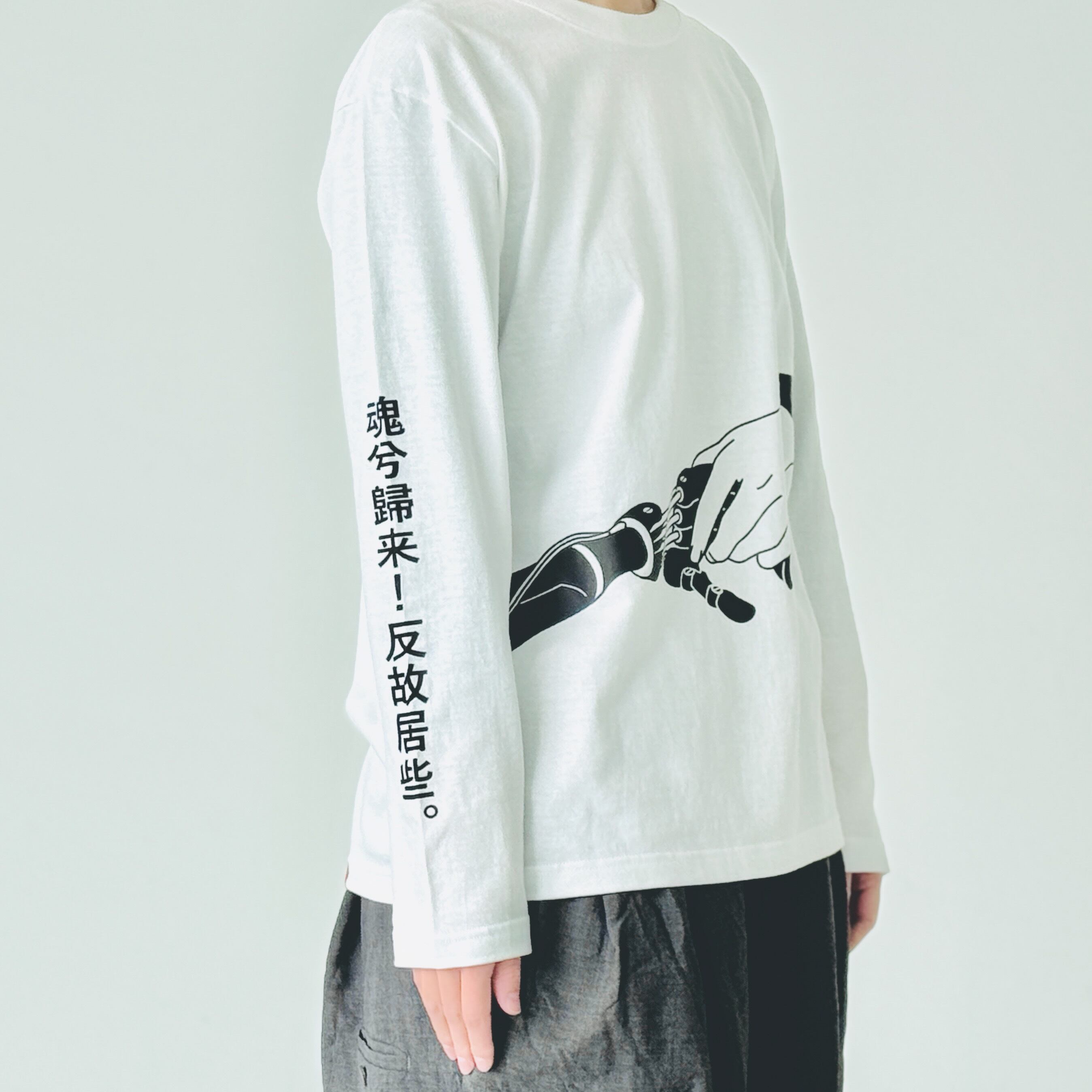 江康泉オリジナルロングスリーブTシャツ【WHITE】 | 金沢21世紀美術館