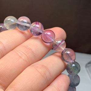 A75.多彩な色合い♪グラデーションフローライト ブレスレット