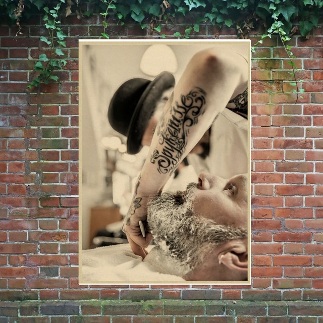 【FF】バーバーショップ　フォトポスターTS-3